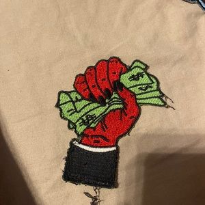 Palm size Stitch-on Patch